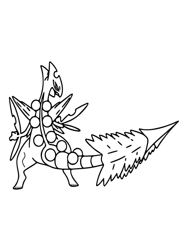 Pokemon Mega Evolution Coloring Pages 8