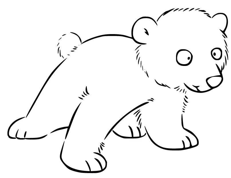 Polar Bear Coloring Pages 10