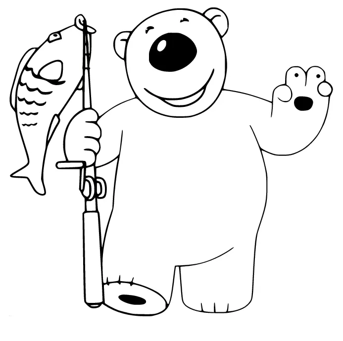 Polar Bear Coloring Pages 23