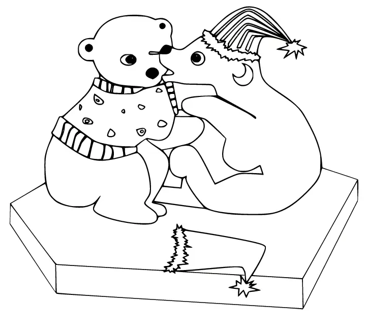 Polar Bear Coloring Pages 44
