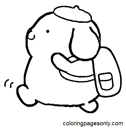 Pompompurin Coloring Pages 49