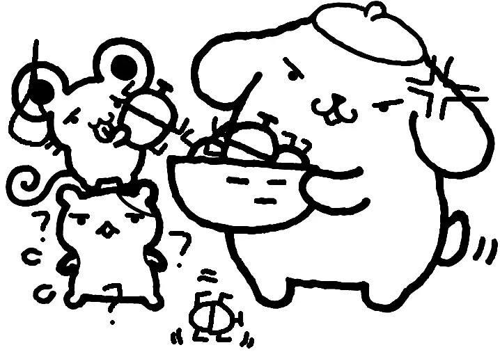 Pompompurin Coloring Pages 53