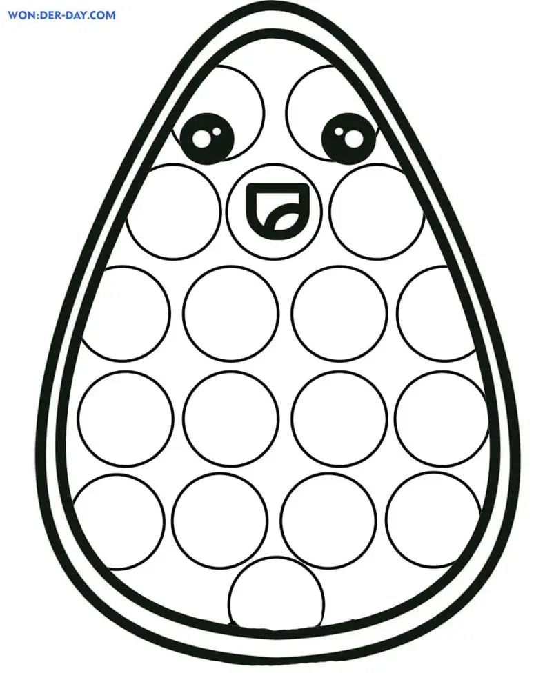 Pop It Para Colorear 14