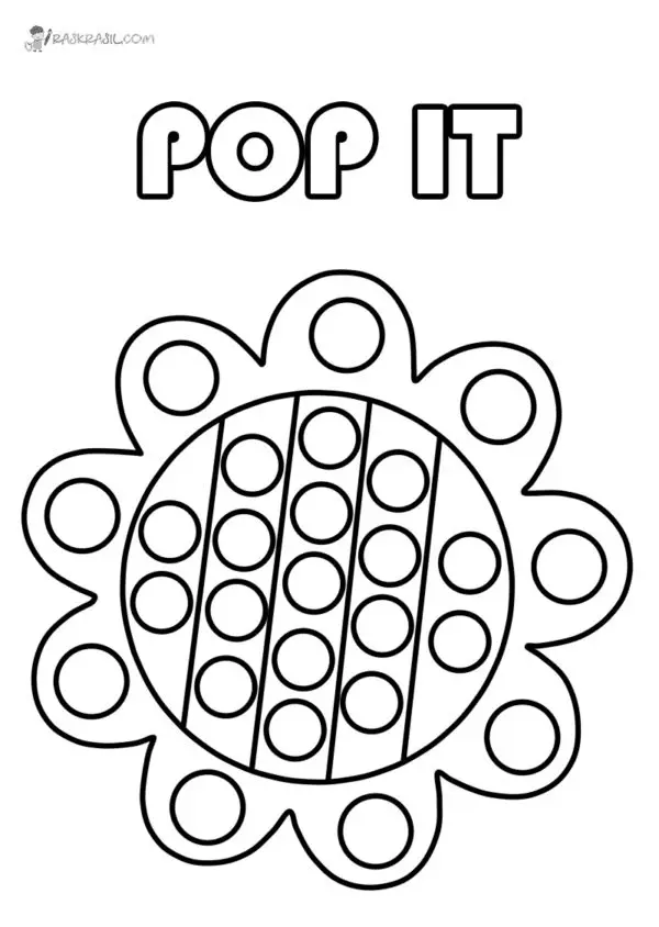 Pop It Para Colorear 23