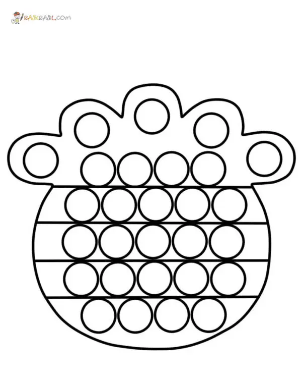 Pop It Para Colorear 37