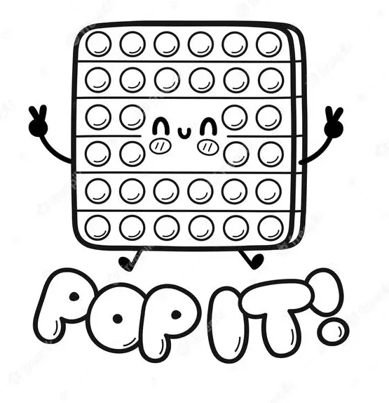 Pop It Para Colorear 39