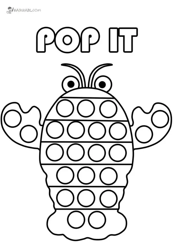 Pop It Para Colorear 8
