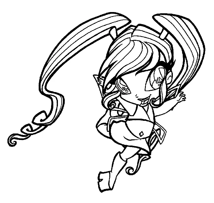 Desenhos de Pop Pixie Para Colorir 24