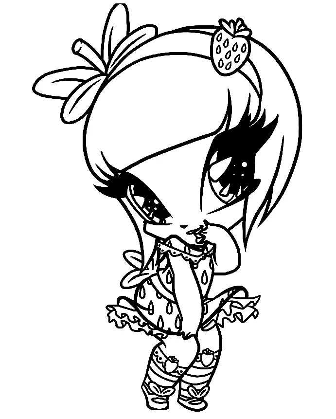 Desenhos de Pop Pixie Para Colorir 34