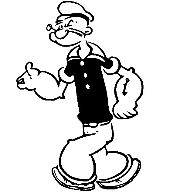 Popeye Coloring Pages 33