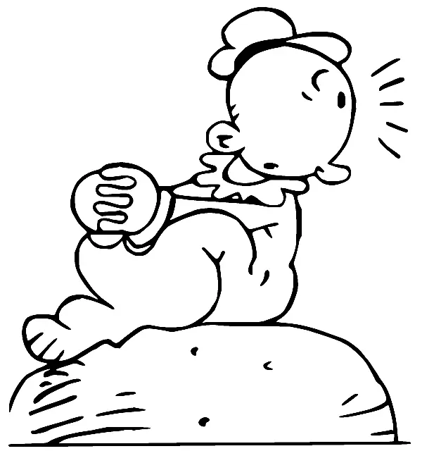Popeye Coloring Pages 47