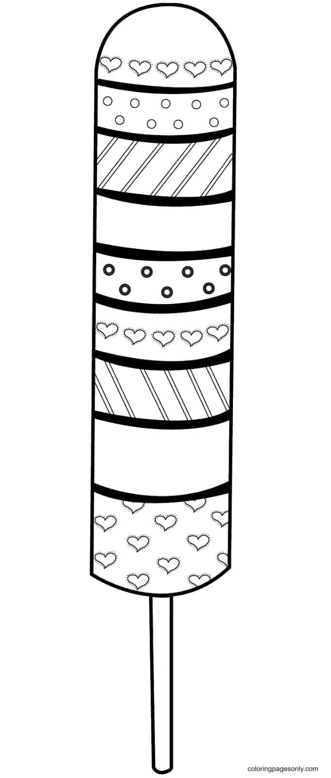 Popsicle Coloring Pages 11