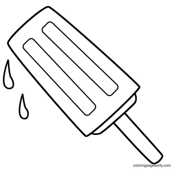 Popsicle Coloring Pages 14