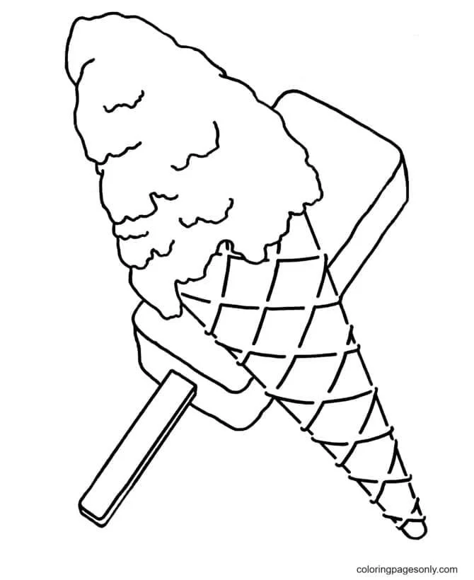 Popsicle Coloring Pages 16