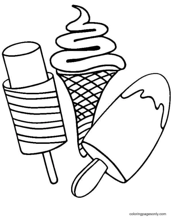 Popsicle Coloring Pages 18