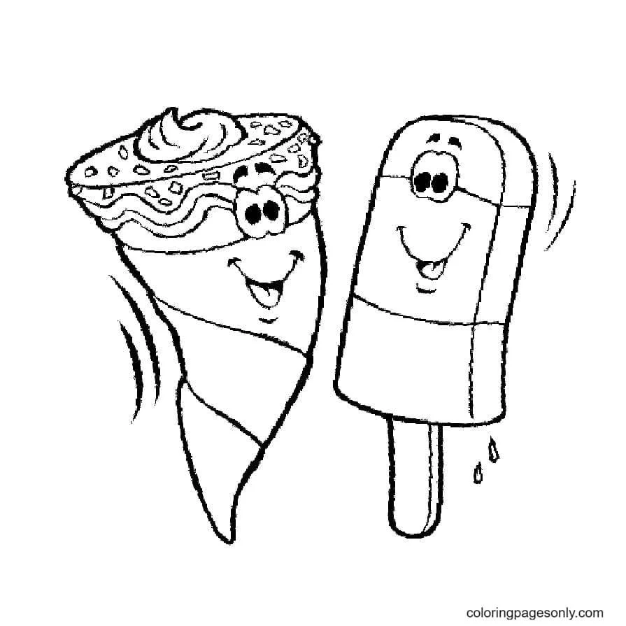 Popsicle Coloring Pages 19
