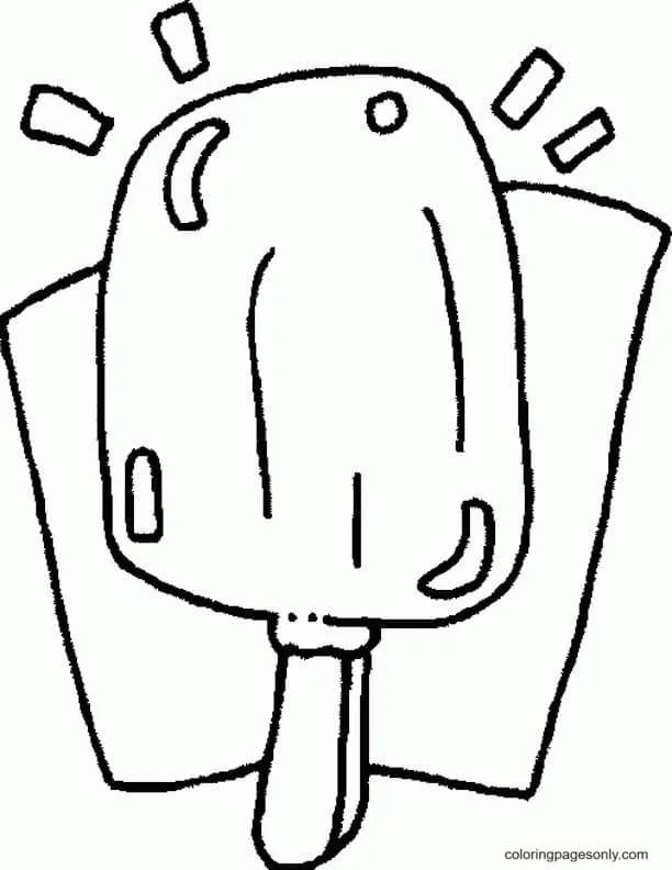 Popsicle Coloring Pages 23