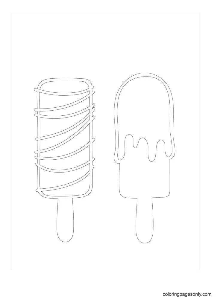 Popsicle Coloring Pages 25