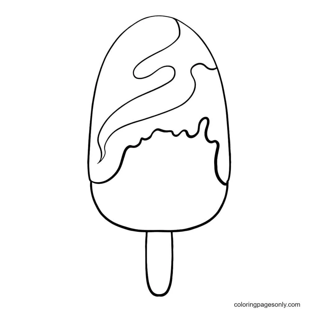 Popsicle Coloring Pages 27