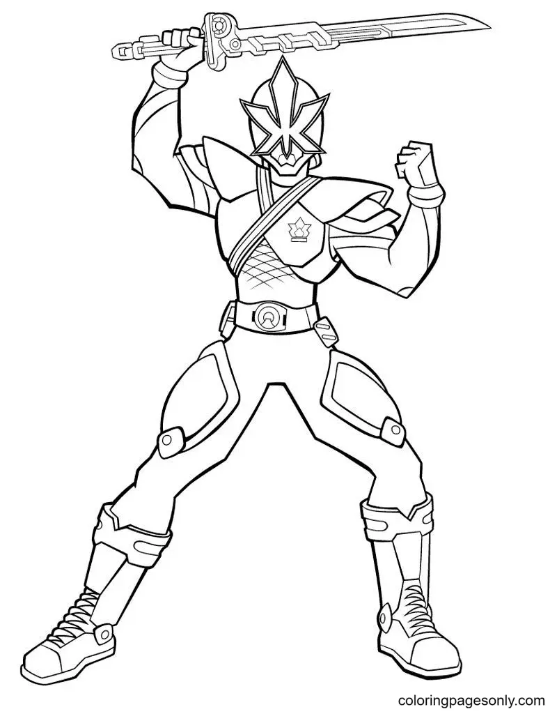 Power Rangers Para Colorear 15