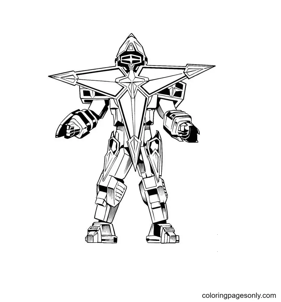 Power Rangers Para Colorear 19