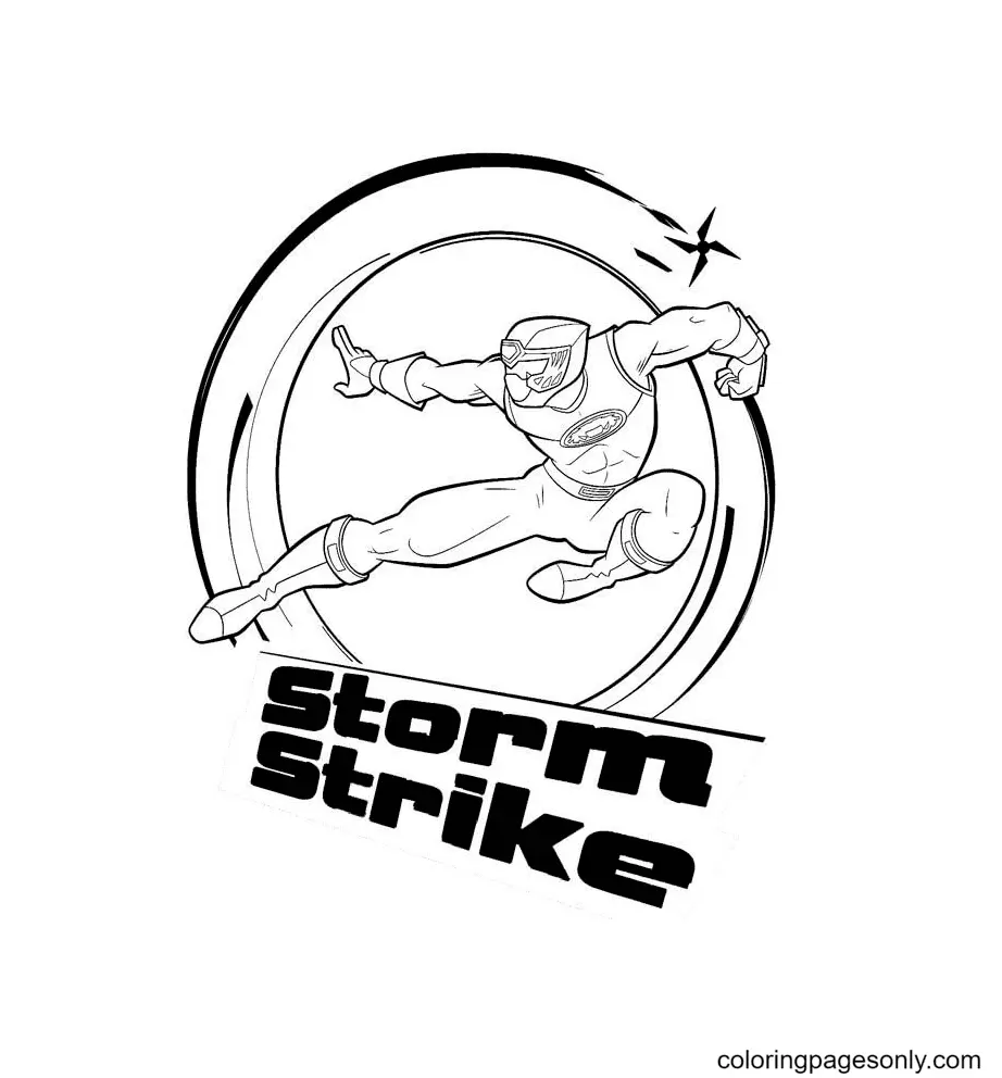 Power Rangers Para Colorear 2