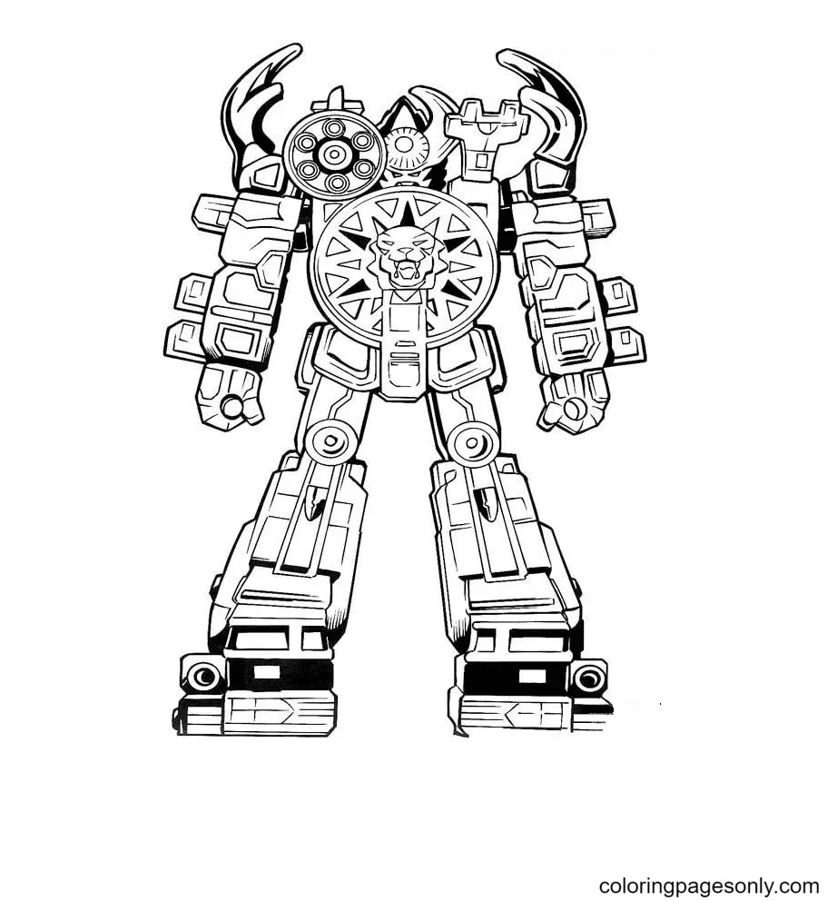 Power Rangers Para Colorear 20