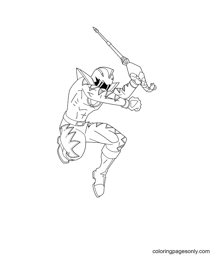 Power Rangers Para Colorear 24