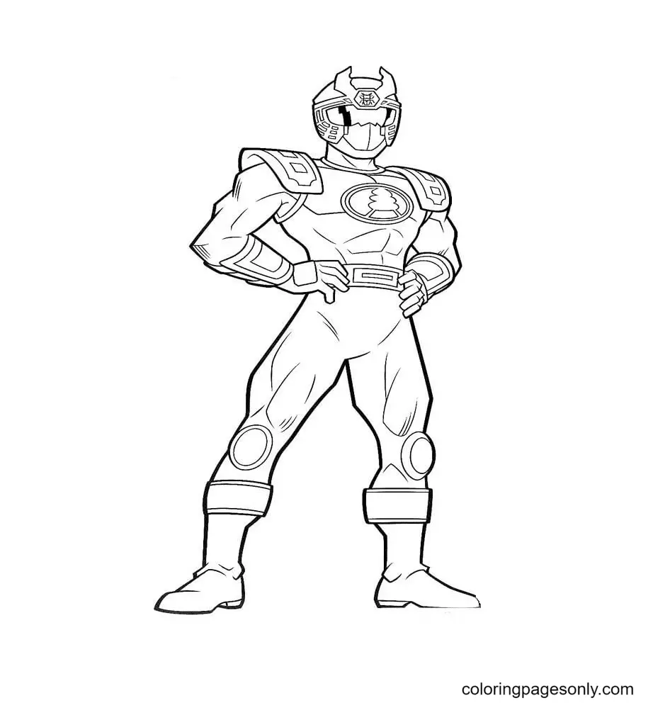 Power Rangers Para Colorear 31
