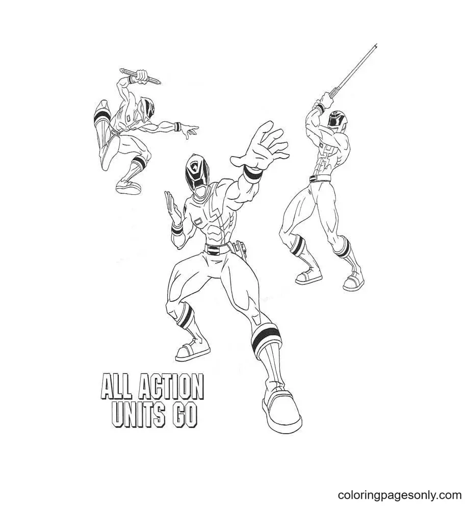 Power Rangers Para Colorear 33