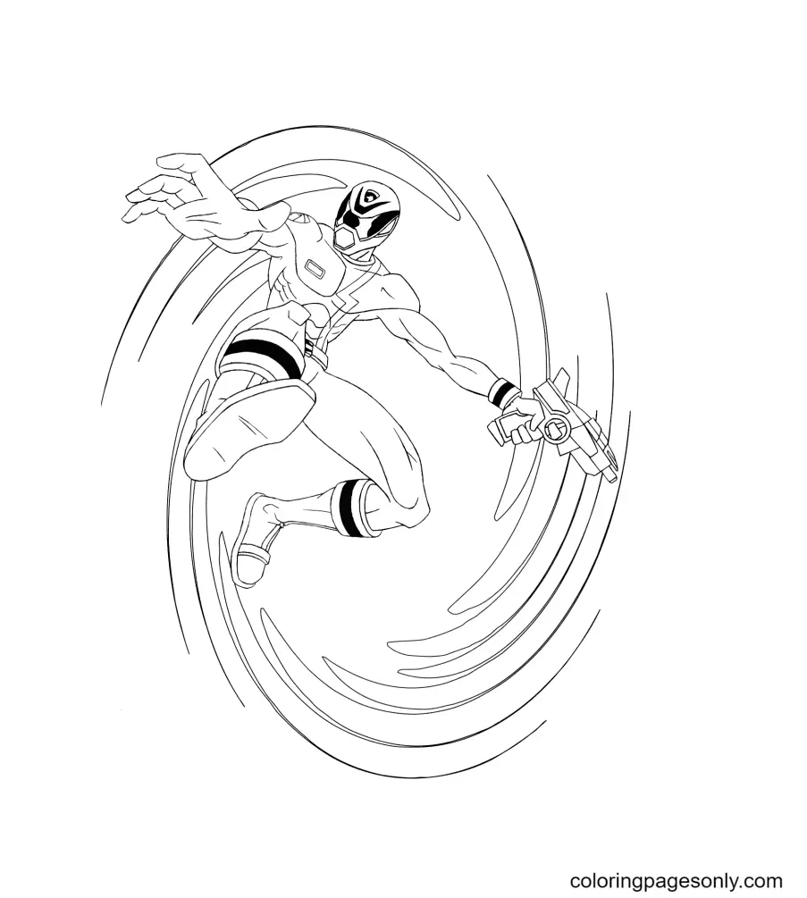 Power Rangers Para Colorear 36