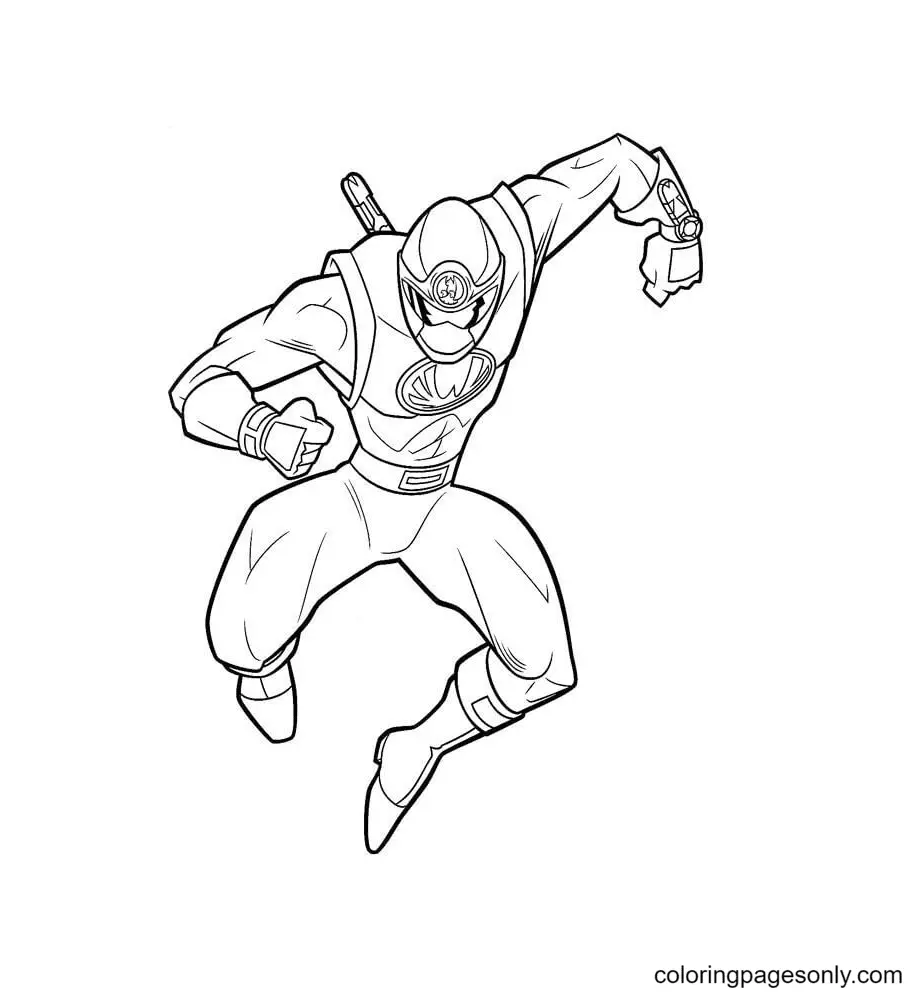 Power Rangers Para Colorear 38