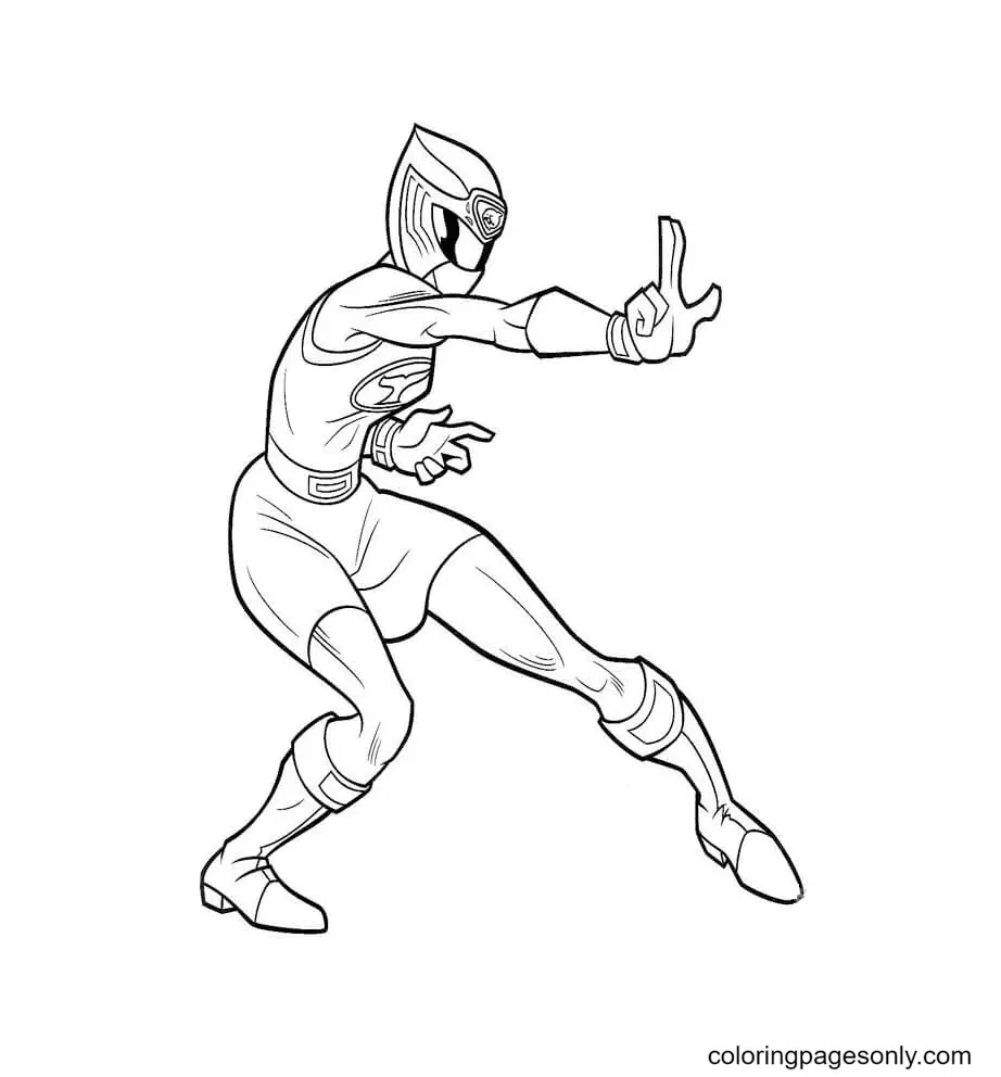 Power Rangers Para Colorear 41