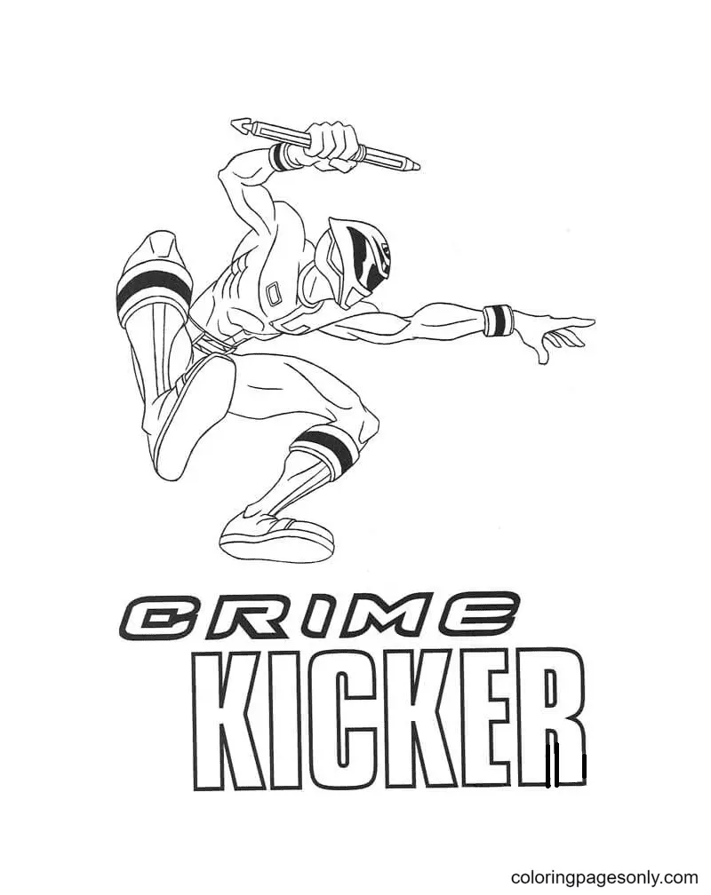 Power Rangers Para Colorear 44