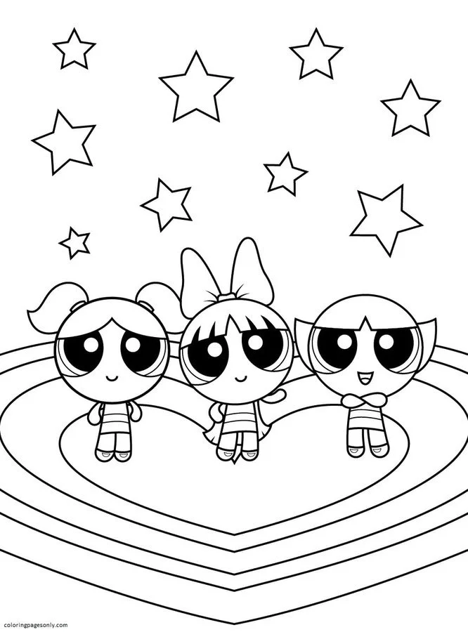 Powerpuff Girls Ausmalbilder 23