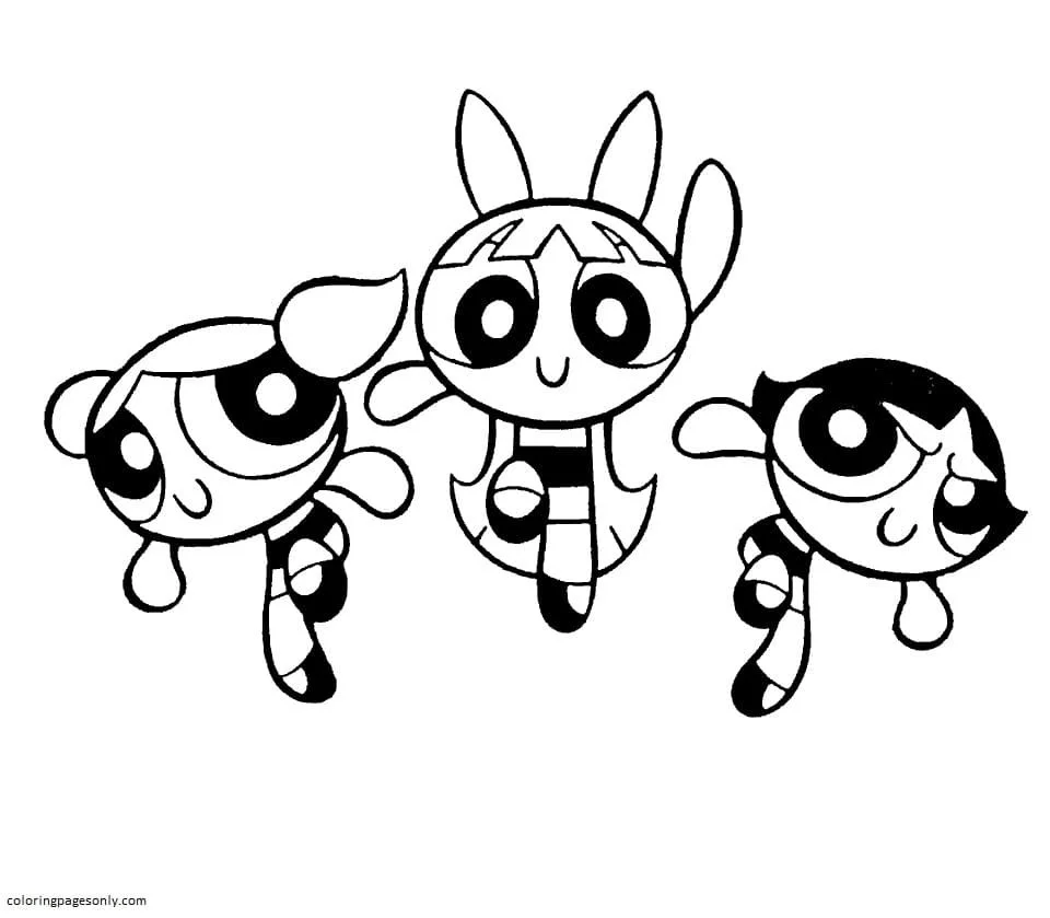 Powerpuff Girls Ausmalbilder 5