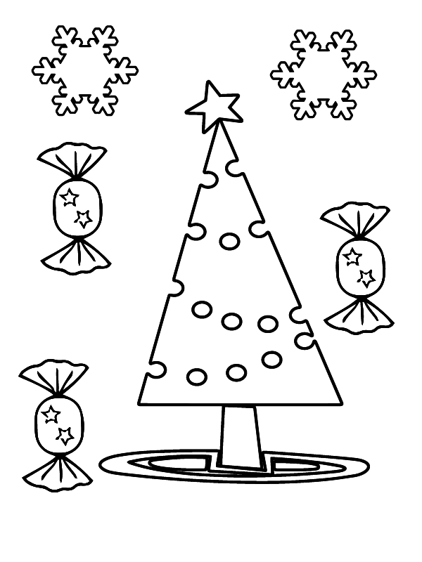 Desenhos de Natal Pre-Escolar Para Colorir 13