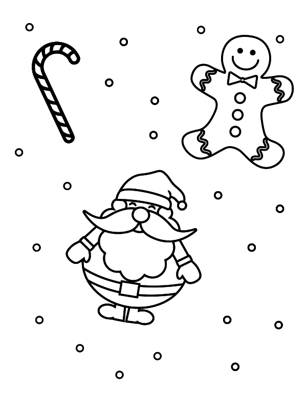 Desenhos de Natal Pre-Escolar Para Colorir 3