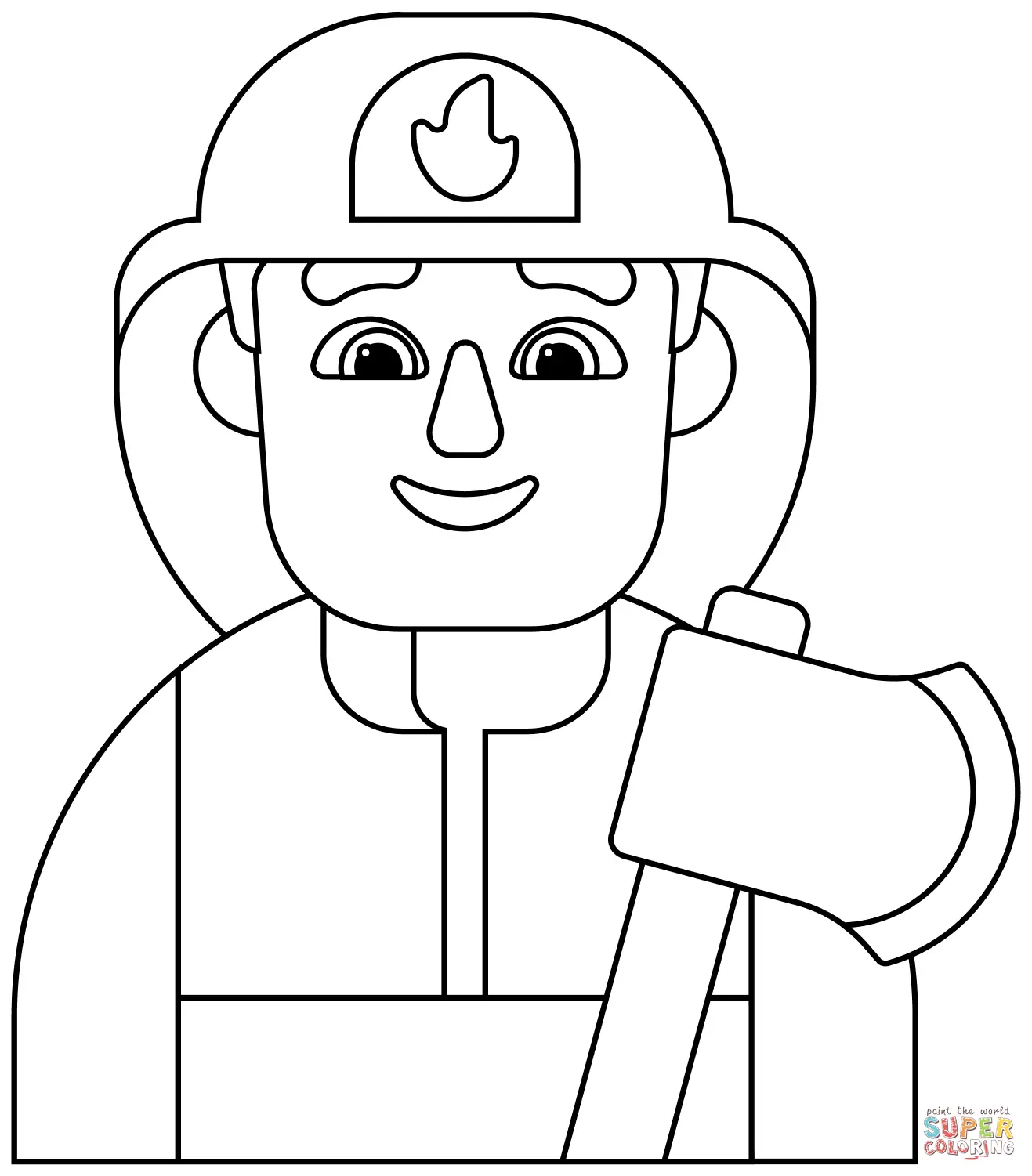 Professions coloring pages 38