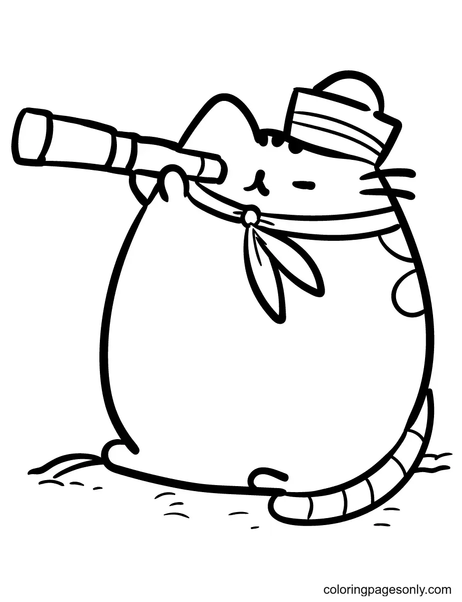 Pusheen Coloring Pages 31