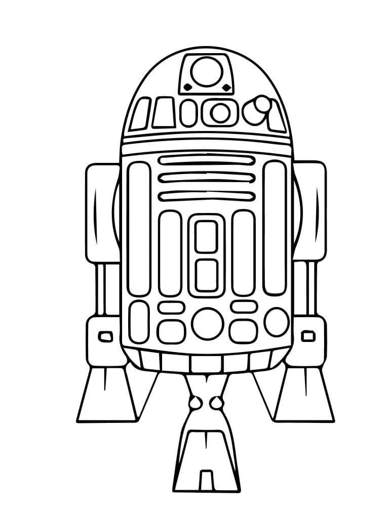 R2D2 Ausmalbilder