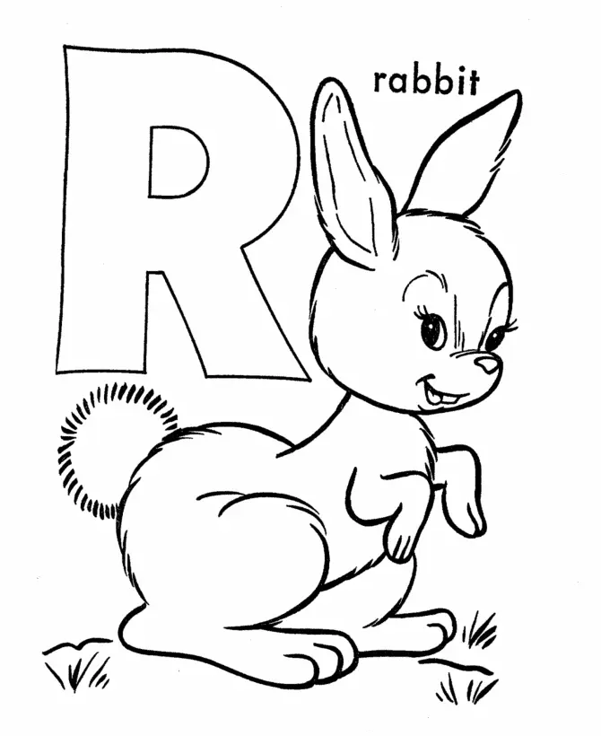 Rabbit Coloring Pages 27