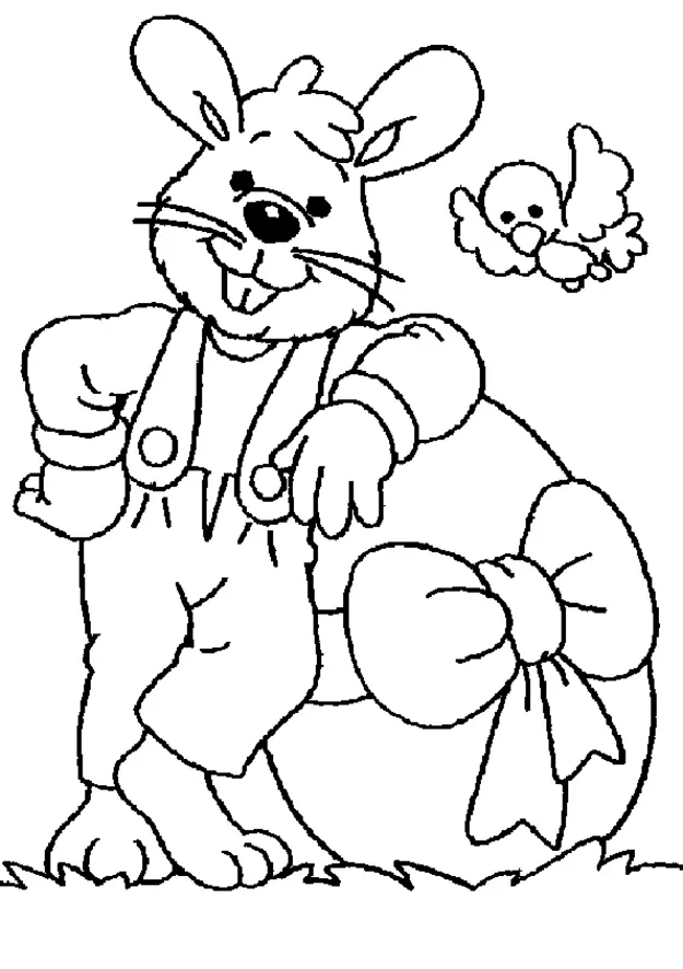 Rabbit Coloring Pages 32