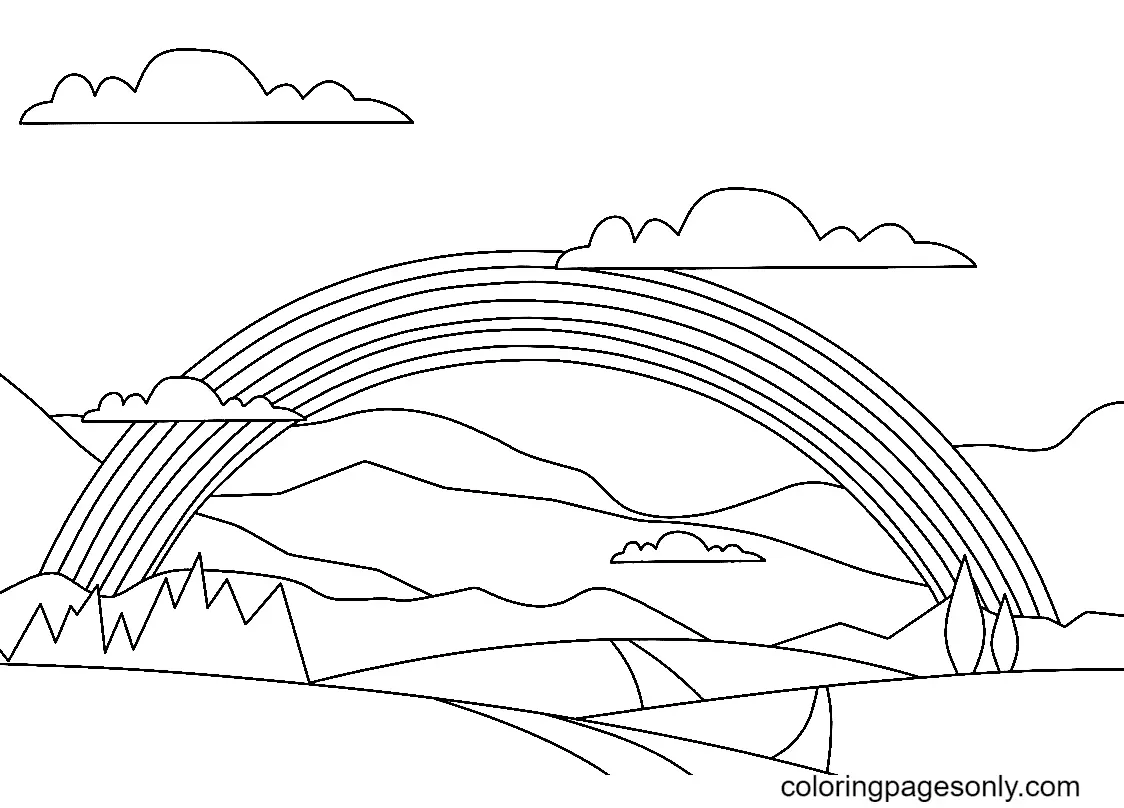 Rainbow Coloring Pages 36