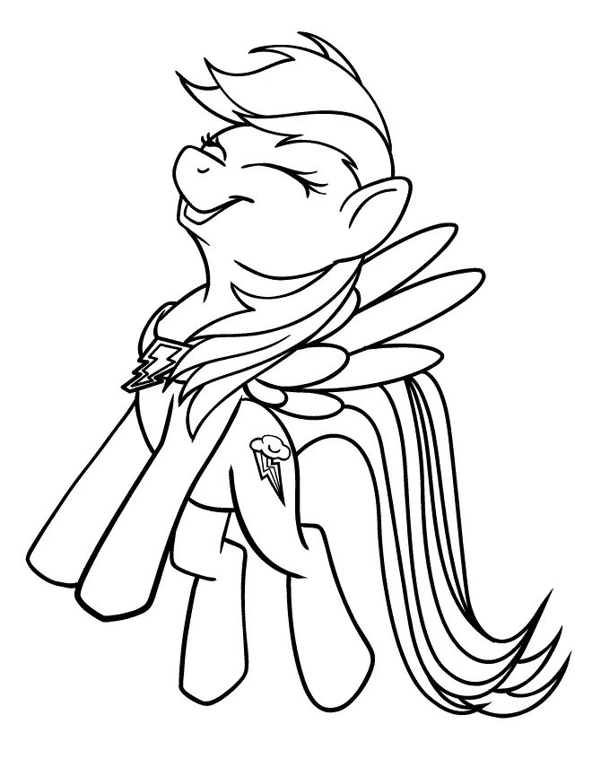Rainbow Dash Para Colorear 23