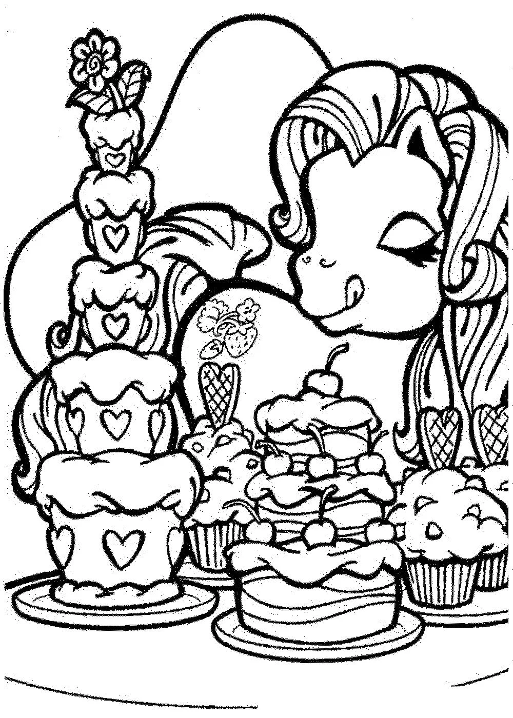 Desenhos de Rainbow Dash Para Colorir 53