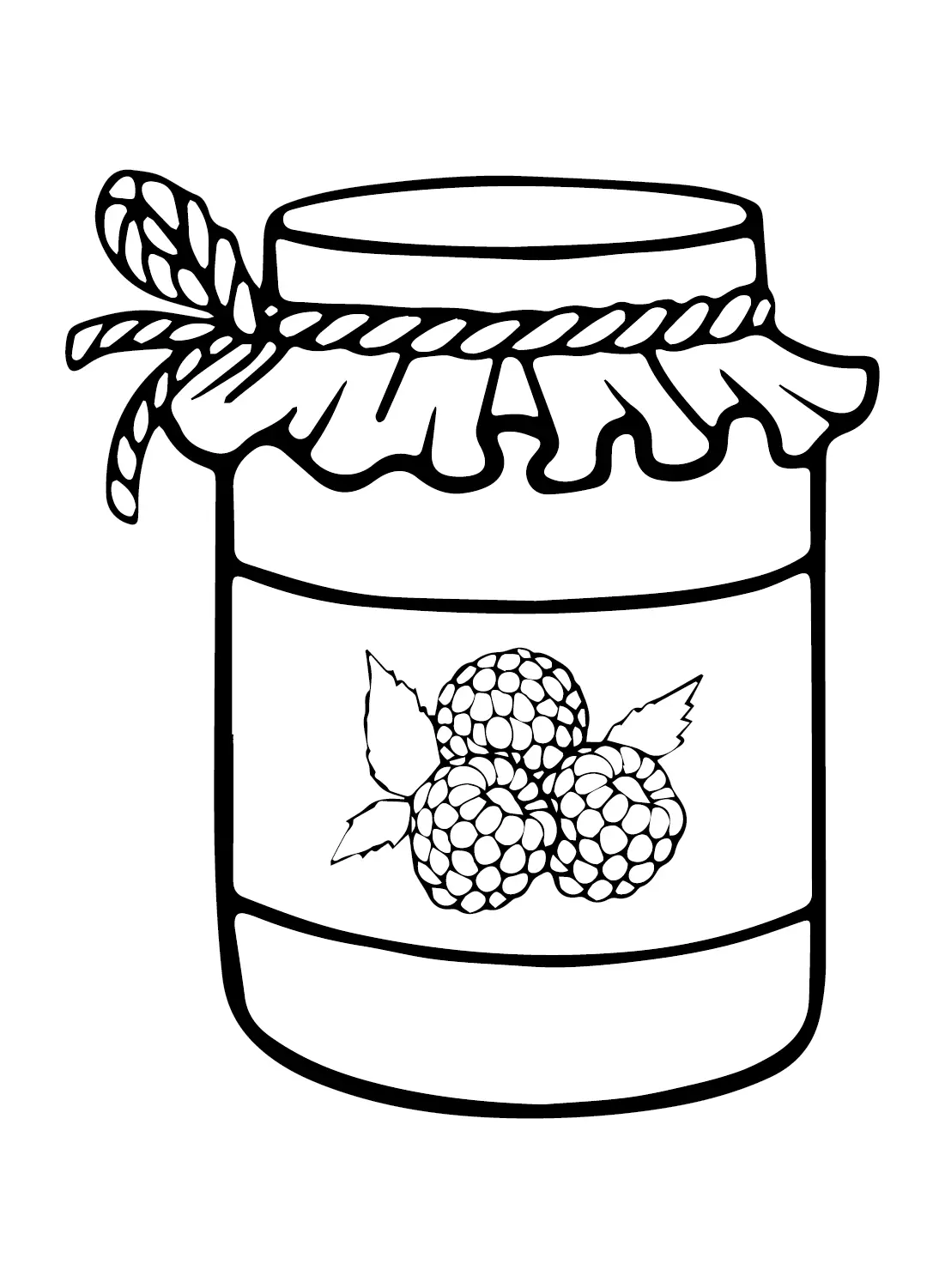Raspberry Coloring Pages 11