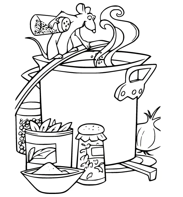Ratatouille Coloring Pages 20