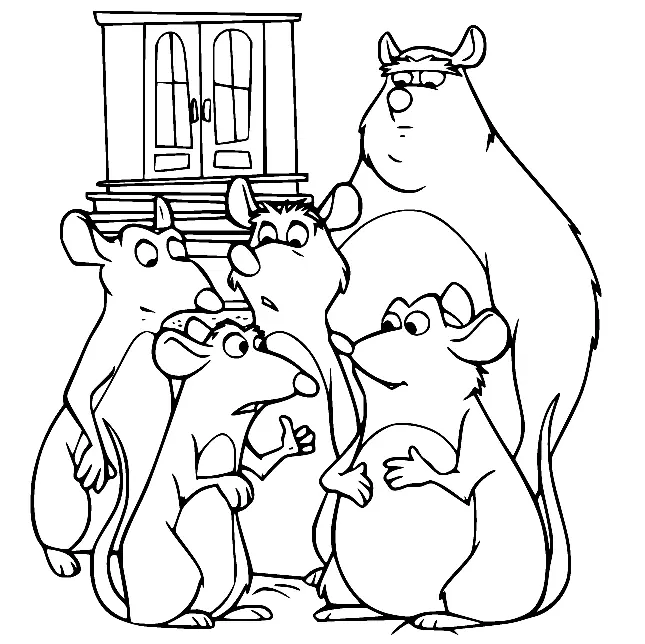 Ratatouille Coloring Pages 27