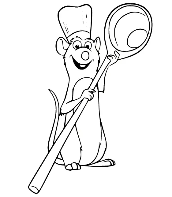 Ratatouille Coloring Pages 3